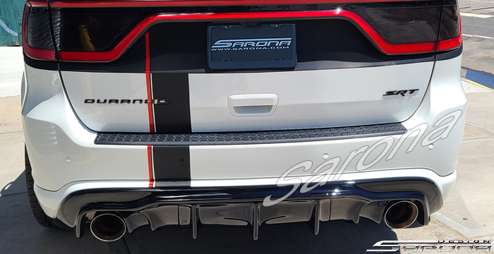 Custom Dodge Durango  SUV/SAV/Crossover Rear Lip/Diffuser (2017 - 2025) - $740.00 (Part #DG-031-RA)